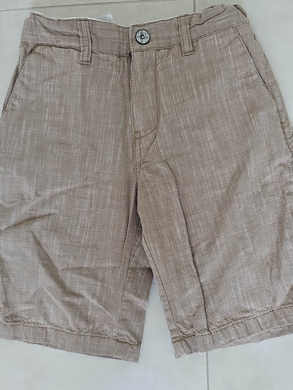 Micros Khaki Tan Shorts Boys Sz 7